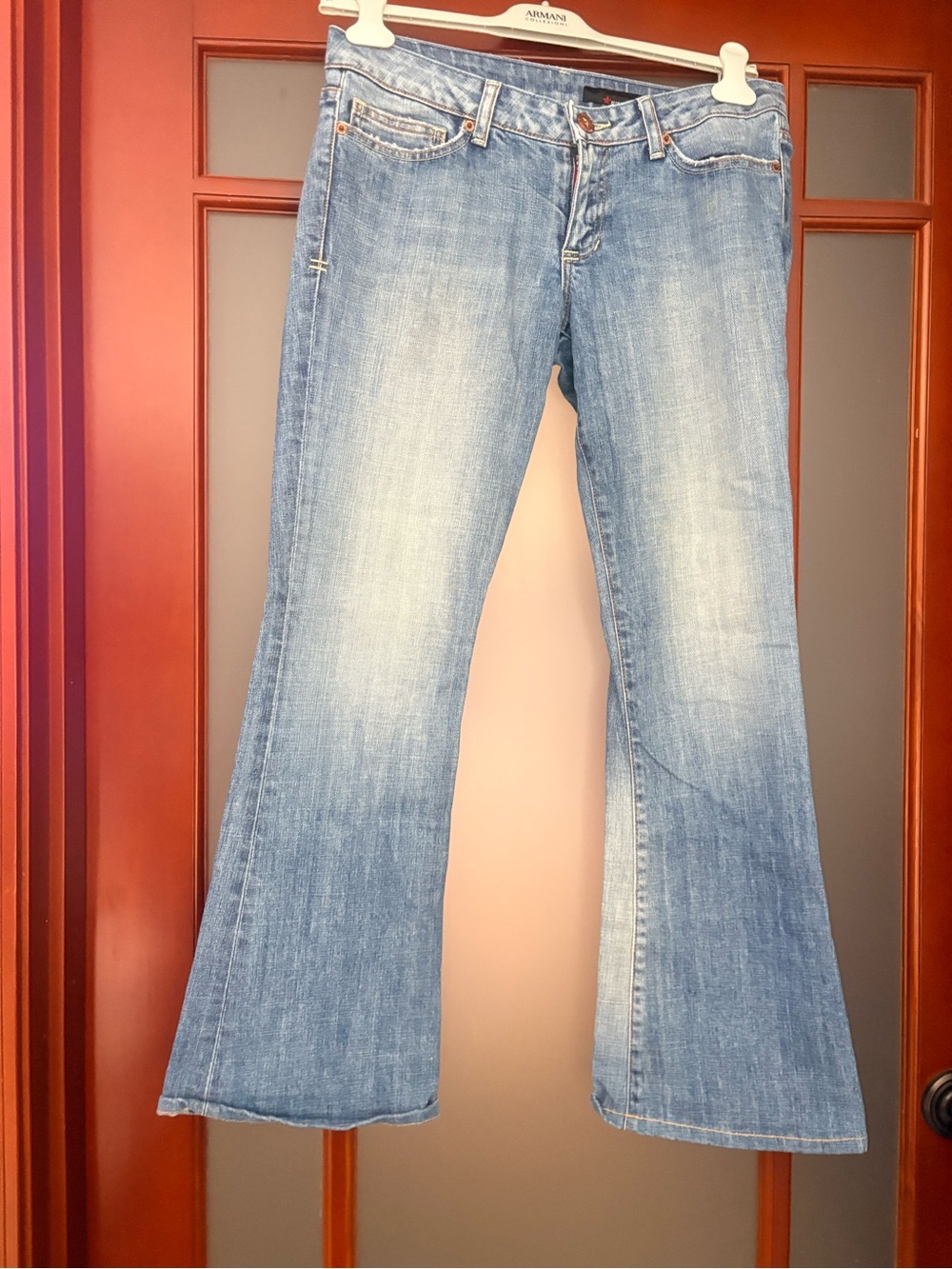 People's Liberation Light Blue Flare Jeans